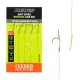 Nevis Feeder leader with bait spike Black 8 5pcs/pack Eyed Barbless Feeder hook