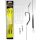 Carp Academy Line Aliger Rig Black 4 2pcs/pack Ear Bearded Braided Pre-rigged Hook