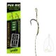 Stég PVA Forehand Black 4 2pcs/pack Ear Bearded Bojlis hook