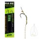 Stég PVA Forehand Black 8 2pcs/pack Ear Bearded Bojlis hook