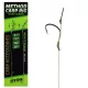 Stég Method Carp rig with spike Black 10 2pcs/pack Eyed Barbed Braided pre-tied hook