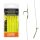 Nevis 10 Bearded, Ear Feeder Braided Pre-tied Hook with Lure 5pcs