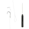 Nevis Feeder Monofilament Leader with Bait Stopper 10-inch Monofilament Leader - Transparent