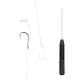 Nevis Feeder Monofilament Leader with Bait Stopper 10 Monofilament leader line - Transparent