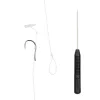 Nevis Feeder Monofilament Leader with Bait Stopper 12 Monofilament leader line - Transparent
