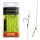 Nevis 6 Beardless, Earless, Feeder Braided Pre-tied Hook with Baited Spike 5pcs