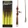 Carp Academy Complete Rig with Lead Line Swivel and Lead Clip 75cm 35lb 3pcs