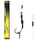 Carp Academy Spinner Rig Curved Shank Rig 6 Barbed, Eyed Boilie Spinner Hook