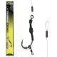 Carp Academy Spinner Rig Fat Crank 6 Barbed, Eyed Boilie Spinner Hook