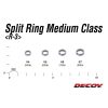 Decoy R-3 Medium Class Silver 4 50lb Split Ring 20pcs