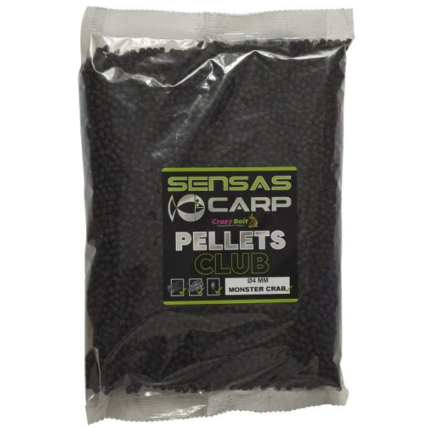 Sensas Monster Crab Club Pellets 4mm Feeding pellets 1kg