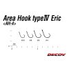 Decoy Area Type IV AH-4 Eric #4 Barbless Eyed Barbless Single Predatory Fish Hook 12db
