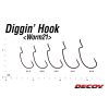 Decoy Worm 21 Diggin Hook 1/0 Offset Hook 7pcs