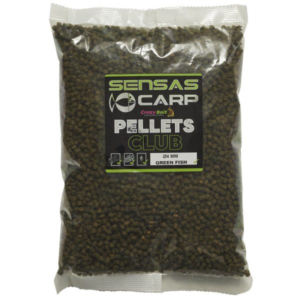Sensas Green Fish Club Pellets 4mm Feeding pellets 1kg