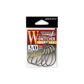   Decoy Worm 104 W Swicher #3/0 0.9gr Weighted Offset Hook 5pcs