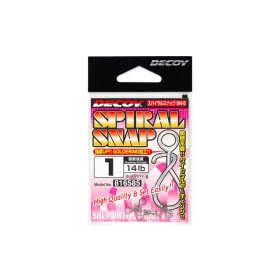 Decoy SN-5 Spiral Snap 2 18lb Snap 6pcs