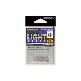 Decoy R-4 Light Class Silver 1 20lb Split Ring 20pcs