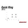 Decoy R-7 Quick Ring 0 8lb Split Ring 15pcs