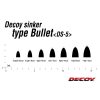 Decoy DS-5 Type Bullet 3.5gr Bullet Lead Weight 5pcs
