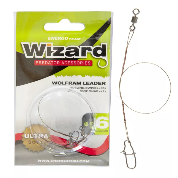 Tungsten Rigged Leader 6 6Kg 2Pcs/Pack
