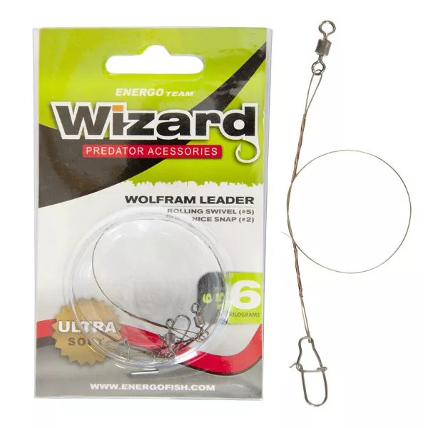 Tungsten Rigged Leader 9 9Kg 2Pcs/Pack
