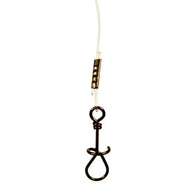 Wizard Spiral Fluorocarbon Leader 25cm 11kg