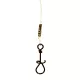 Wizard Spiral Fluorocarbon Leader 25cm 15kg