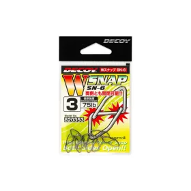 Decoy SN-6 W Snap 0 30lb Clip 8pcs