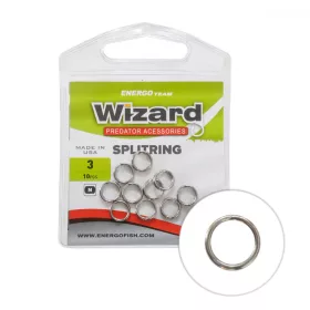Wizard Grizzly Flanged Split Ring Nickel 3