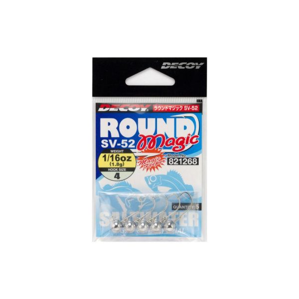 Decoy SV-52 Round Magic #4 2.5gr Jig Head 5 pcs