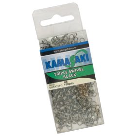 Kamasaki Treble Swivel Black   1
