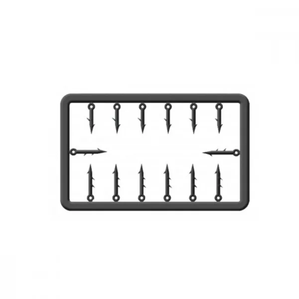 Cralusso Plastic Bait Spike Set 5-7mm