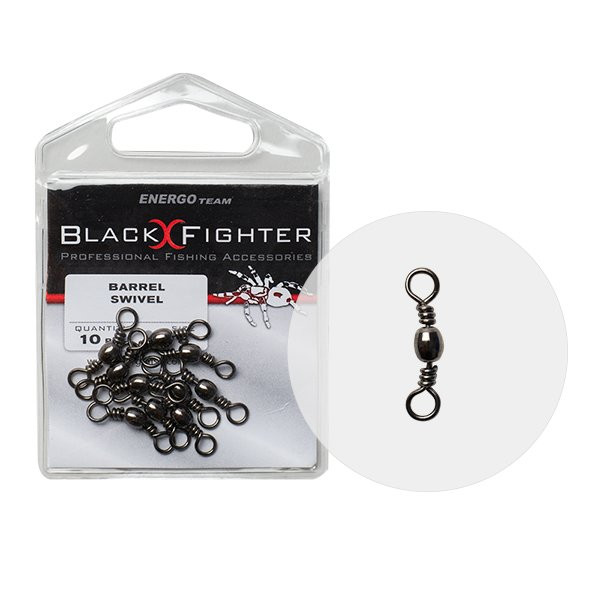 Carp Expert Barrel Swivel With Interlock Snap 14# 10Pcs/Bag