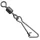 Bf Barrel Swivel with Hook Snap 1-Size 6Pcs/Pack