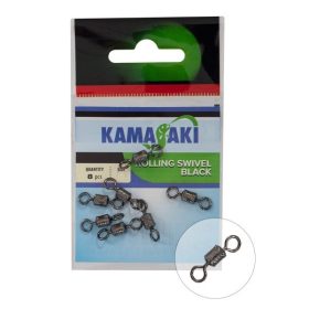 Kamasaki Packaged Barrel Swivel 6 10Pcs/Pack