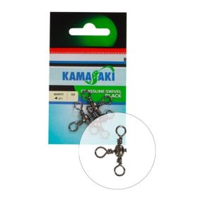 Kamasaki Packaged Three-way Swivel 4 6Pcs/Pack