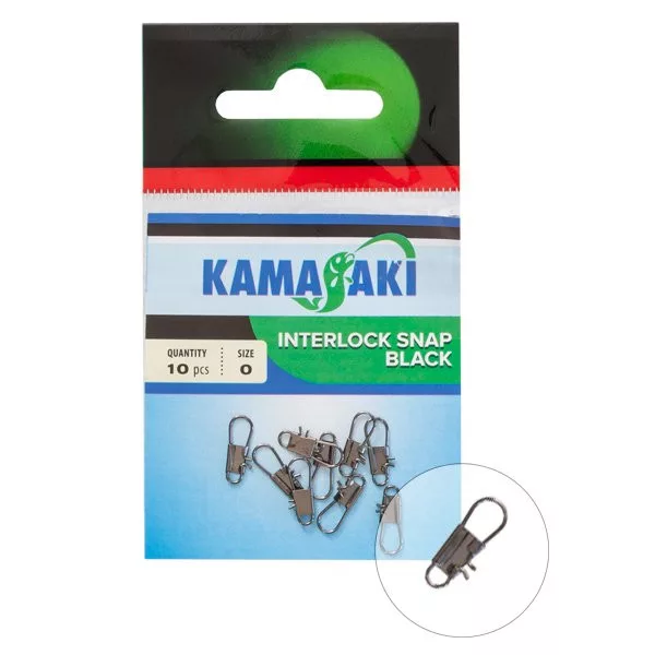 Kamasaki Packed Interlock Snap 2 10Pcs/Pack