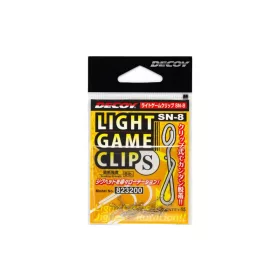 Decoy SN-8 Light Game Clip S 8lb Snap 15pcs