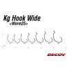 Decoy Worm 25 KG Wide 1 Offset Hook 8pcs