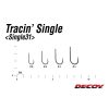 Decoy 31 Tracin Single #4 Eyed Barbed Single Predator Hook 10pcs
