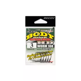   Decoy Worm 108 Body Guard HD #5 Eyed Barbed Single Predatory Fish Hook 5pcs