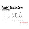 Decoy 31OP Tracin Single Open #4 Eyed Barbed Single Predator Hook 10pcs