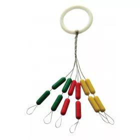 Nevis Colored Rubber Stopper S 6x1.3mm 12pcs