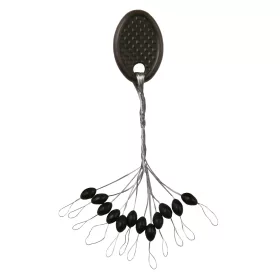 Nevis Black Rubber Stopper M 5x2.5mm 12pcs