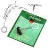 Nevis rubber stopper Black L 6x3mm 12pcs