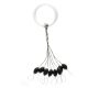Nevis rubber stopper Black S 4,5x2,2mm 8pcs
