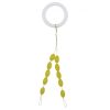 Nevis rubber stopper Yellow Silicone L 5,5x3mm 10pcs
