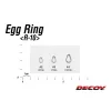 Decoy R-10 Egg Ring Silver 2 50lb Split Ring 12pcs