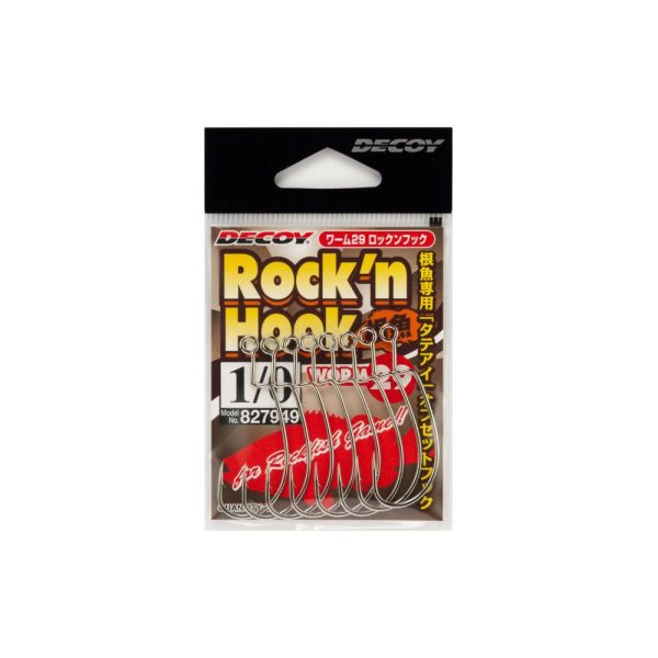 Decoy Worm 29 RockN 4 Offset Hook 9pcs