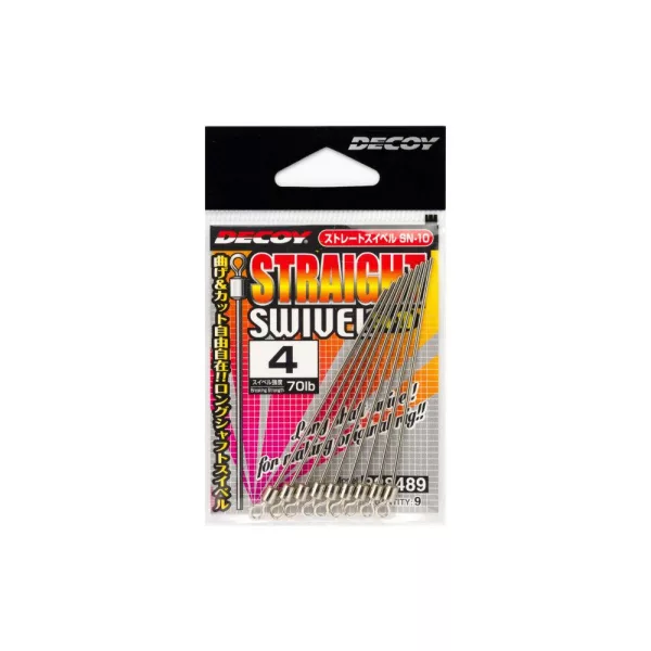 Decoy SN-10 Straight Swivel 4 Swivel 9pcs
